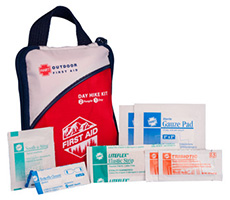 Front view of the Day Hike First Aid Kit
